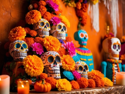 Día de Muertos - Mexikanischer Firmenmarkt 